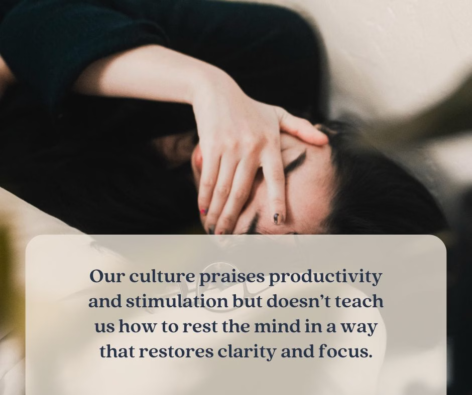 Woman covering her face in quiet reflection, symbolizing mental overwhelm or sensory overload—representing the emotional weight of living with ADD or ADHD and the need for deep rest and inner stillness.